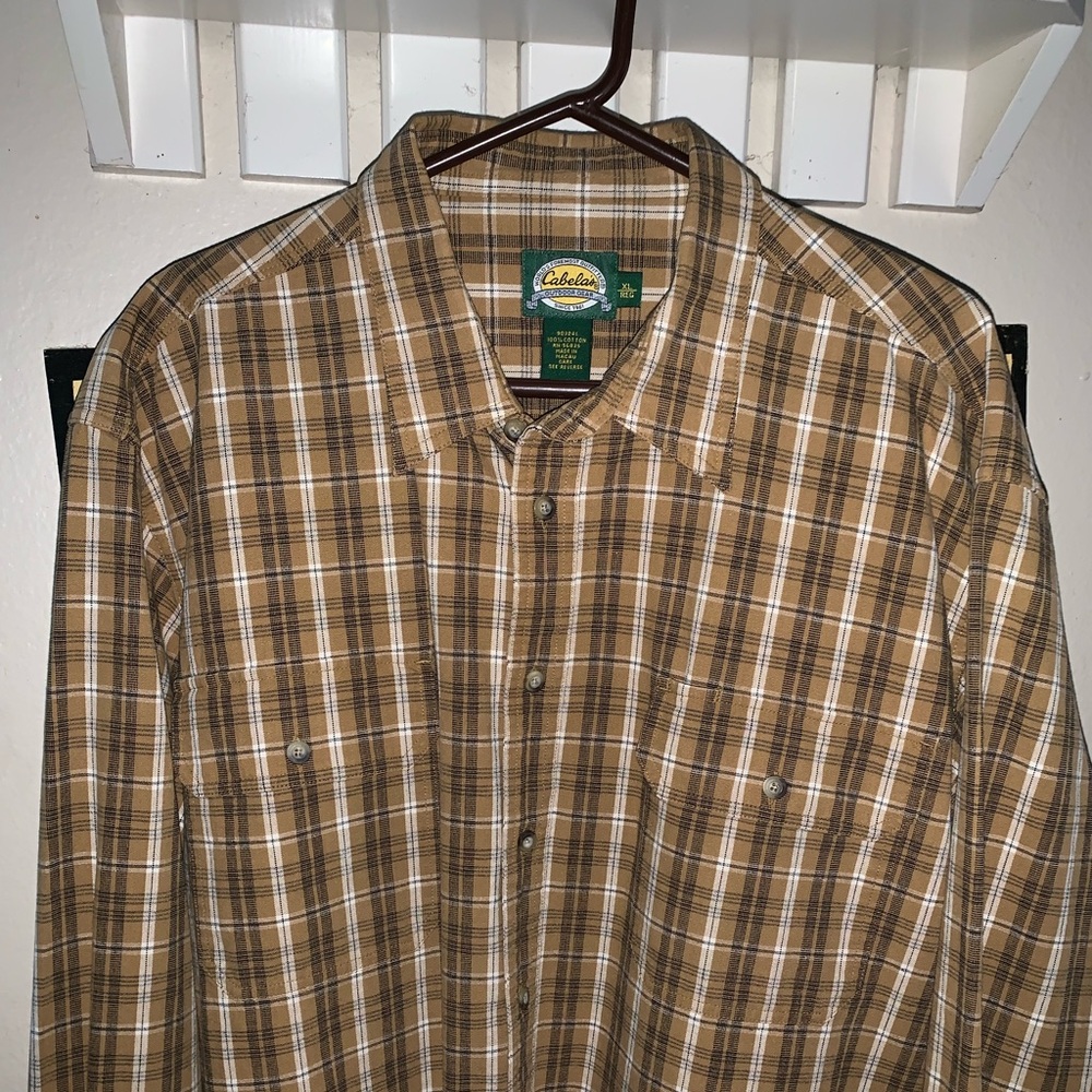 Cabelas Long sleeve xl button down men’s